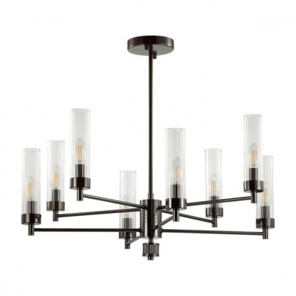 Подвесная люстра Lumion Kamilla 5275/8C цвет черный, мощность 320 Вт