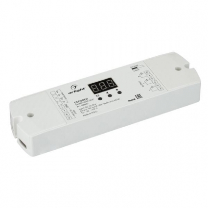 Декодер Arlight Smart-DMX-SUF 028407 в современном стиле, цвет белый, мощность 216432 Вт