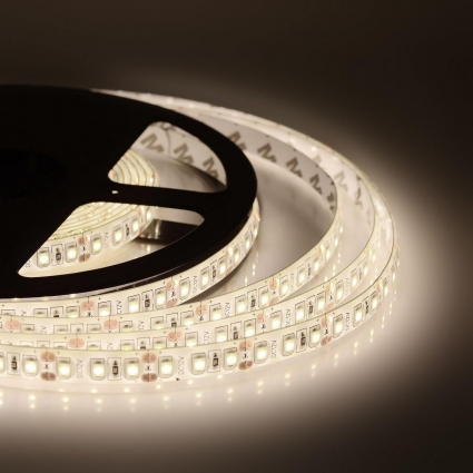 Светодиодная лента Apeyron 7,2W/m 30LED/m 5050SMD теплый белый 5M LSE-152, цвет белый, мощность 36 Вт
