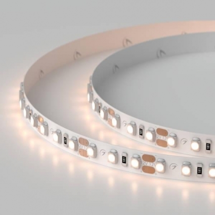Светодиодная лента Arlight 9,6W/m 120LED/m 2835SMD теплый белый 5M 018091(2), цвет белый, мощность 48 Вт