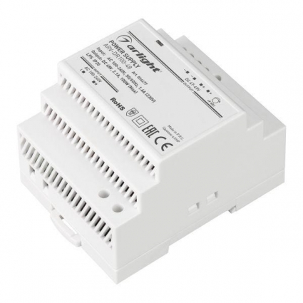 Блок питания Arlight ARV-DR100-48 48V 100W IP20 2,1A 034677, цвет белый