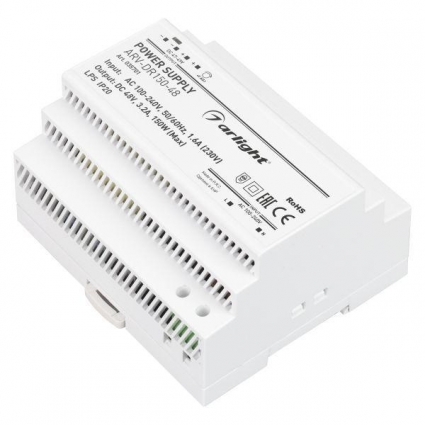 Блок питания Arlight ARV-DR100-48 48V 150W IP20 3,2A 035701, цвет белый