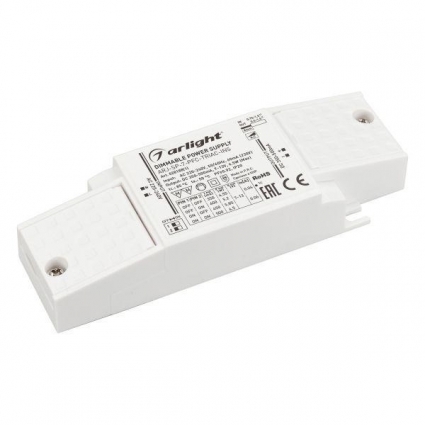 Драйвер Arlight ARJ-SP-7-PFC-Triac-INS 7-13V 6,5W IP20 0,35-0,5A 028188(1), цвет белый, мощность 6.5 Вт