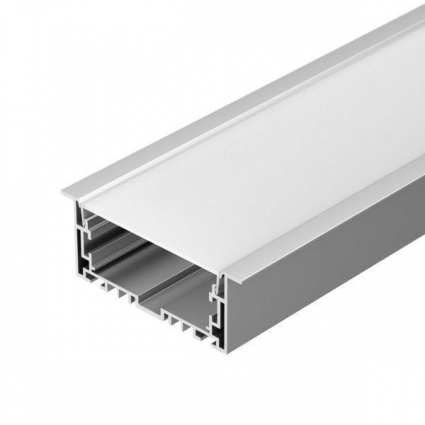 Профиль с рассеивателем Arlight S2-LINIA94-F-2500 Anod+Opal 021178(1), цвет серый