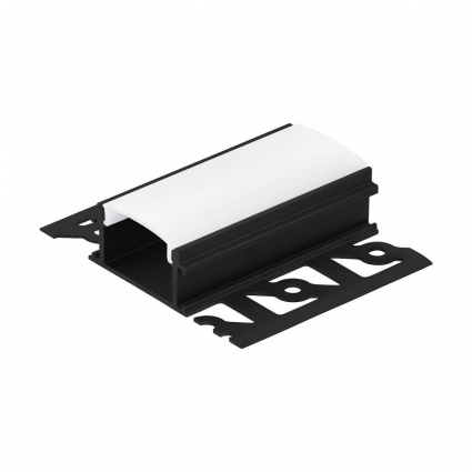 Встраиваемый профиль Eglo Recessed Profile 99498 в современном стиле, цвет черный
