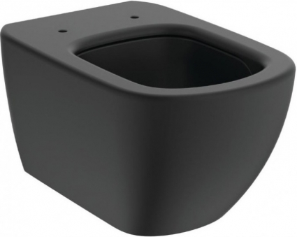 Унитаз подвесной Ideal Standard Tesi T0079V3 черный, овальный, 36x53 см
