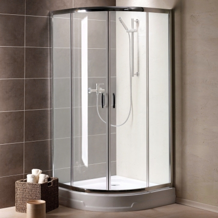 Душевой уголок Radaway Premium Plus A 90x190 матовое стекло четверть круга, двери раздвижные