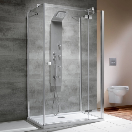 Душевой уголок Radaway Almatea KDJ+S 80x120Rx80 прямоугольный, двери распашные