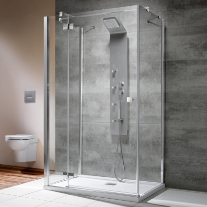 Душевой уголок Radaway Almatea KDJ+S 90x100Lx90 прямоугольный, двери распашные