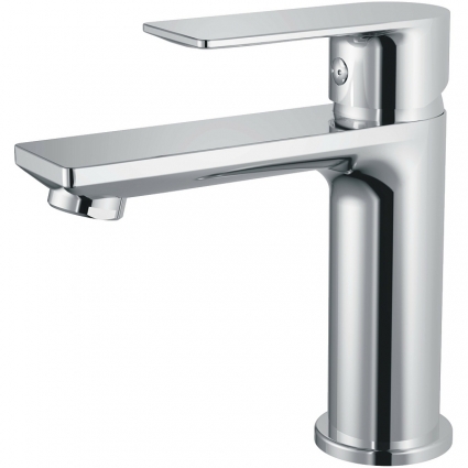 Смеситель для раковины Haiba HB10505, хром, однорычажный, высота излива 10.1 см