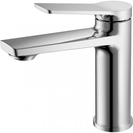 Смеситель для раковины Haiba HB10572, хром, однорычажный, высота излива 11.2 см