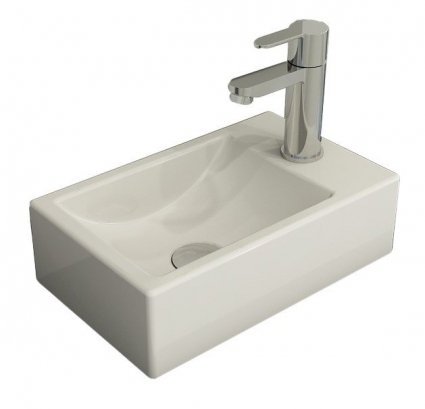 Раковина Bocchi Milano 1419-001-0126 белая, правая, прямоугольная, цвет белый