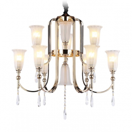 Подвесная люстра Ambrella light Traditional TR3250 в классическом стиле, цвет золотой