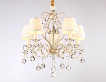 Подвесная люстра Ambrella light Traditional TR4560 в классическом стиле, цвет бежевый