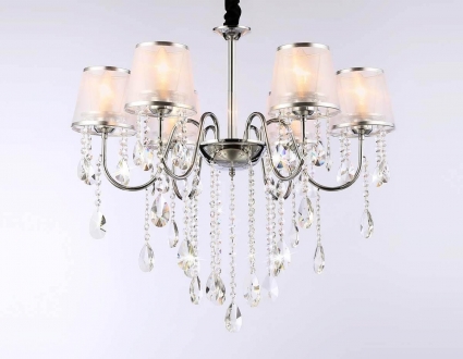 Подвесная люстра Ambrella light Traditional TR4588 в классическом стиле, цвет хром