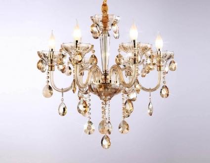 Подвесная люстра Ambrella light Traditional TR4901 в классическом стиле, цвет золотой