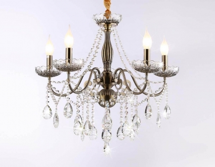 Подвесная люстра Ambrella light Traditional TR4949 в классическом стиле, цвет бронза