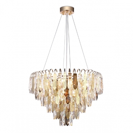 Подвесная люстра Ambrella light Traditional TR5258 в стиле модерн, цвет золотой
