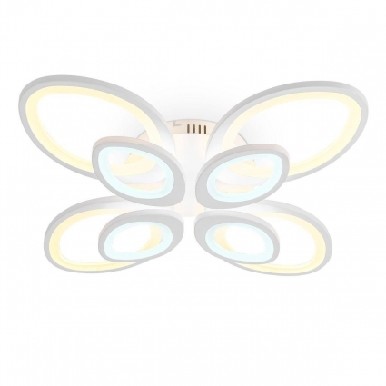 Потолочная светодиодная люстра Ambrella light Acrylica Original FA4179 в стиле Хай-тек, цвет белый