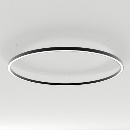 Подвесной светодиодный светильник Arlight SP-Line-Hang-Arc-O3535-D1500-124W Warm3000 034009(1) в стиле Хай-тек, цвет черный