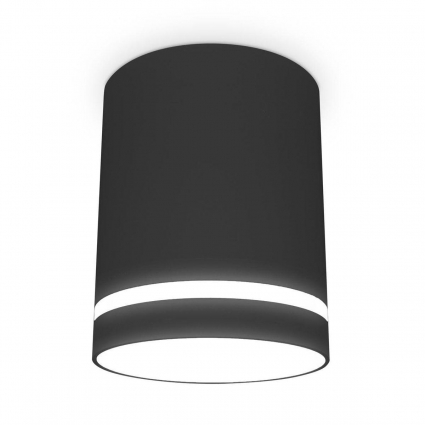 Потолочный светильник Ambrella light Techno TN3204 в современном стиле, цвет черный