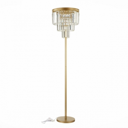 Торшер ST Luce Ercolano SL1624.205.03 в стиле модерн, цвет шампань, мощность 120 Вт