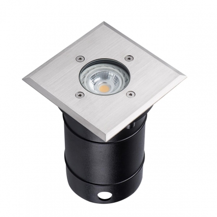 Грунтовый светильник Kanlux BERG DL-10L 7173 в современном стиле, цвет сталь