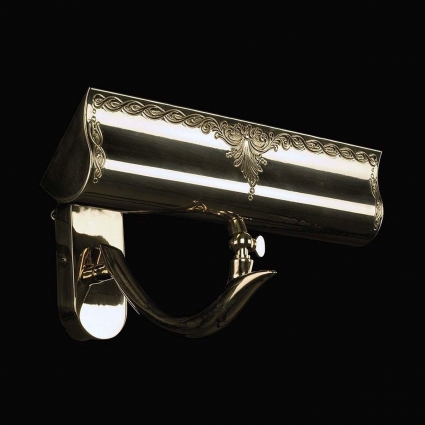 Бра Artglass Noemi II. Polished в классическом стиле, цвет латунь, мощность 80 Вт