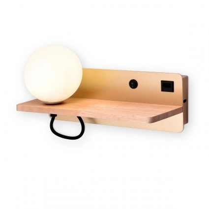 Бра Ambrella light Wall FW520 цвет дерево, мощность 40 Вт