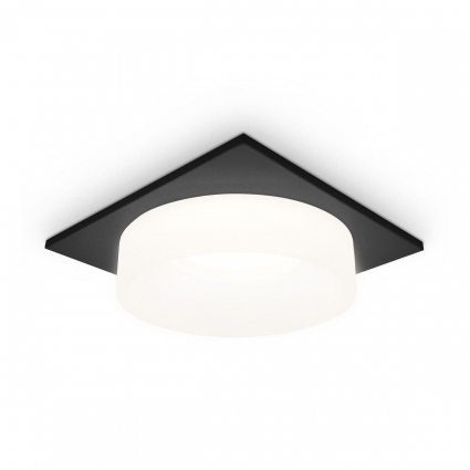 Встраиваемый светильник Ambrella light Techno TN1316 в современном стиле, цвет черный