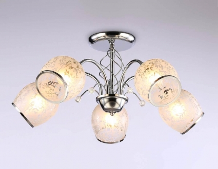 Потолочная люстра Ambrella light Traditional TR3188 в классическом стиле, цвет хром