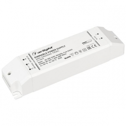 Блок питания Arlight ARV-SN24040-TRIAC 24V 40W IP20 1,65A 030934, цвет белый