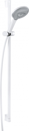 Душевой гарнитур Kludi Freshline 3S 6794091-00 цвет белый, штанга 91.5 см