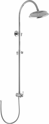 Душевая стойка SMARTsant Винтаж SM2607AA хром, штанга 163 см