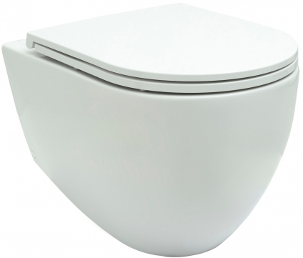 Унитаз подвесной Allen Brau Reality 4.32006.20 белая белый, овальный, 36.5x53 см