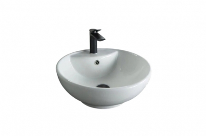 Накладная раковина Gid N9001 45х45 белая круглая, цвет белый