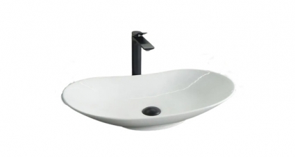Накладная раковина Gid N9811 61х37 белая овальная, цвет белый