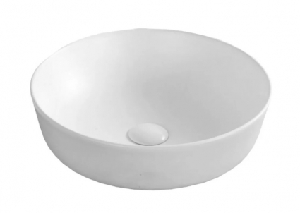 Накладная раковина Gid D1315 41.5х41.5 белая круглая, цвет белый