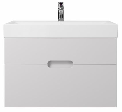 Тумба для комплекта подвесная Creto Malibu White 60 с ящиками,  в современном стиле