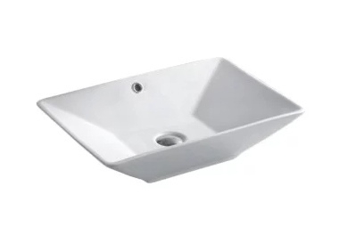 Накладная раковина Gid N9212 56х38 белая прямоугольная, цвет белый