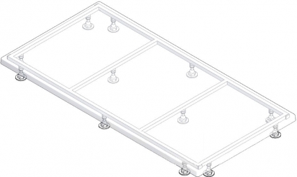 Каркас для поддона Creto Ares, Scala 100x70