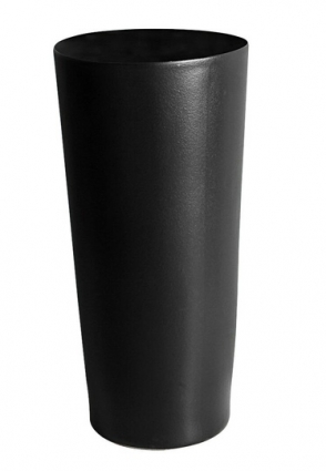 Напольная раковина Gid Nb130bg 40х40х85 черный графит круглая,  в современном стиле