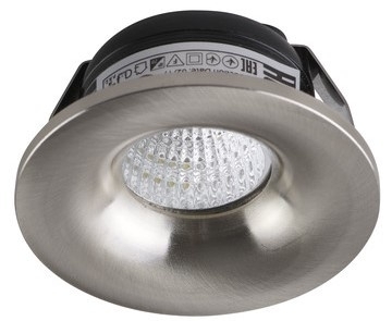 Встраиваемый светодиодный светильник Horoz Bianca 3W 4200К матовый хром 016-036-0003  в современном стиле, цвет хром