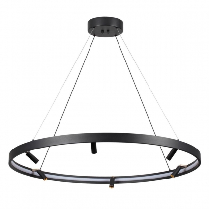 Подвесная светодиодная люстра Odeon Light Fonda 4317/93L в стиле Хай-тек, цвет черный