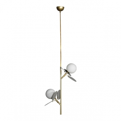 Подвесная люстра Loft IT Matisse 10008/2P Grey в стиле модерн, цвет белый
