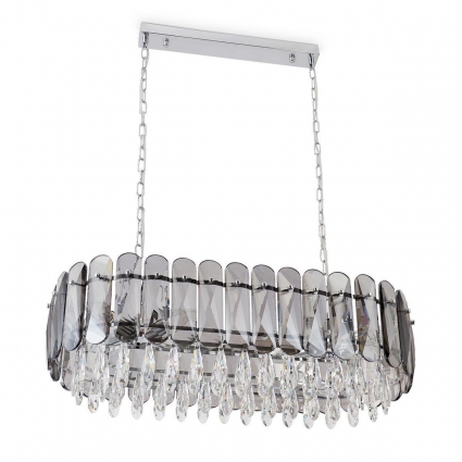 Подвесная люстра Ambrella light Traditional TR5073 цвет дымчатый, мощность 320 Вт