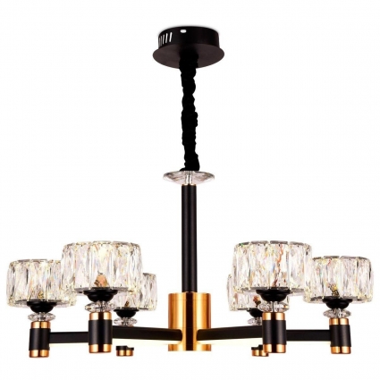 Подвесная светодиодная люстра Ambrella light Traditional TR4516 в стиле модерн, цвет черный