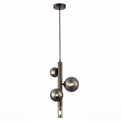 Подвесная люстра ST Luce Cielo SL1509.403.04 в современном стиле, цвет черный