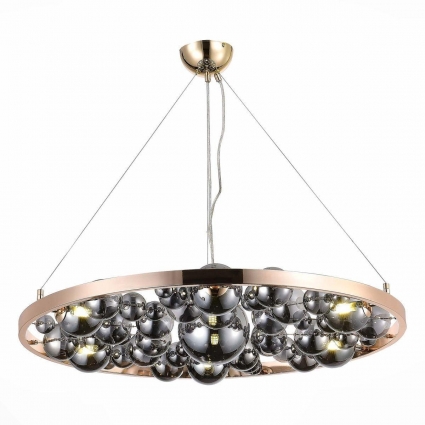 Подвесная люстра ST Luce Olmi SL1510.203.07 в стиле Хай-тек, цвет дымчатый