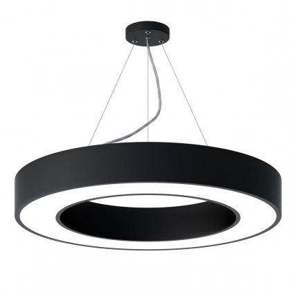 Подвесной светодиодный cветильник Geometria ЭРА Ring SPO-133-B-40K-045 45Вт 4000К черный Б0050563 в стиле модерн, цвет черный